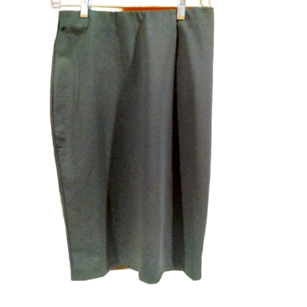 Dennis Basso Black Pencil Skirt